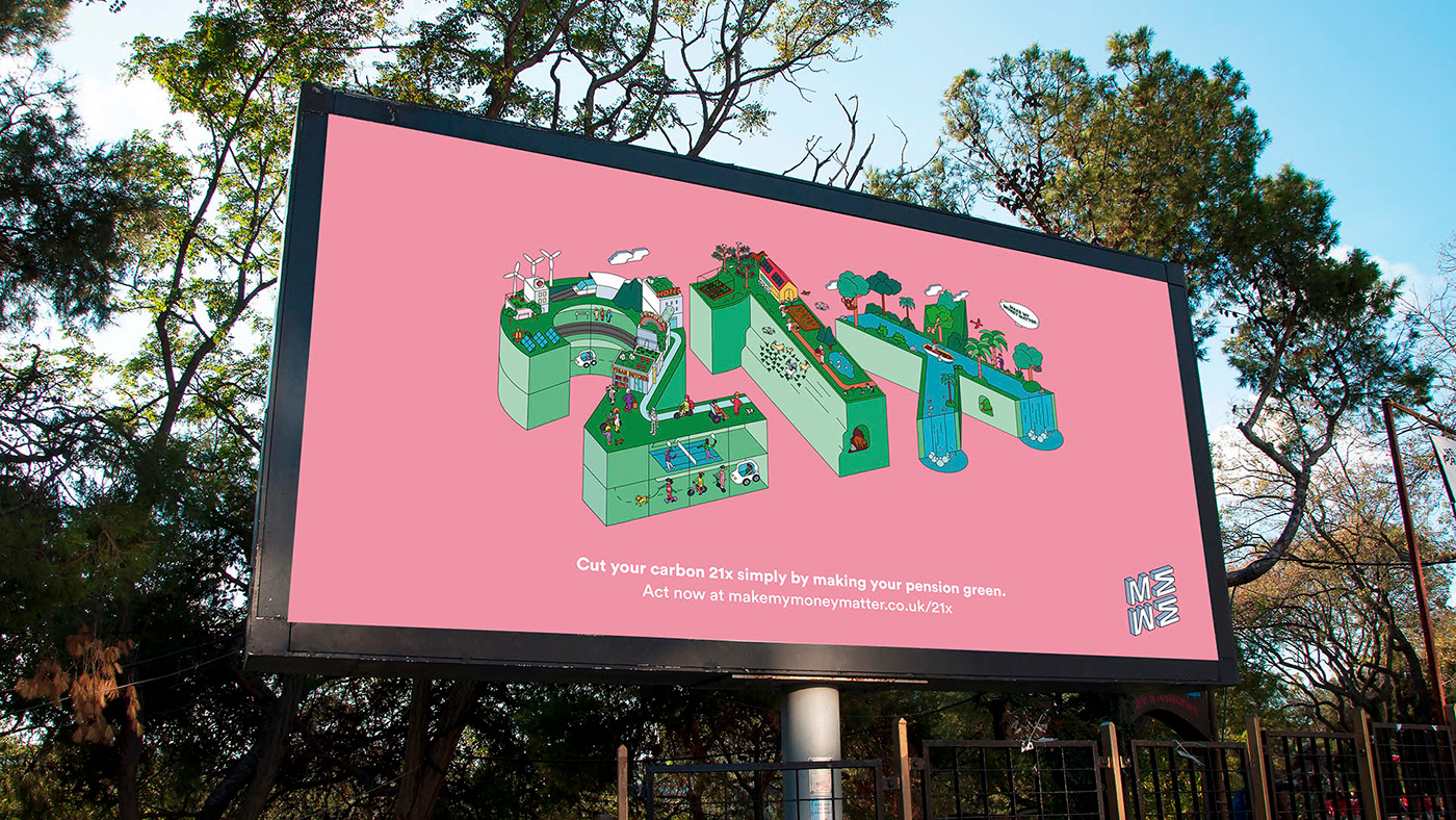 animation  city ilustration Isometric Sustainability Advertising  campaign