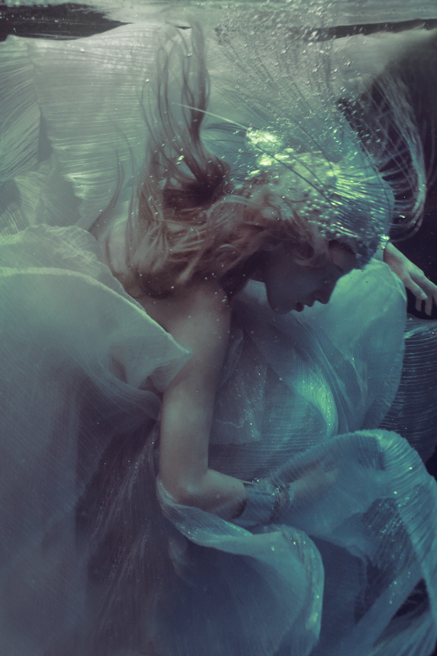art video cubozoa fairytale fine art Folklore medusa mermaid muse mythology underwater
