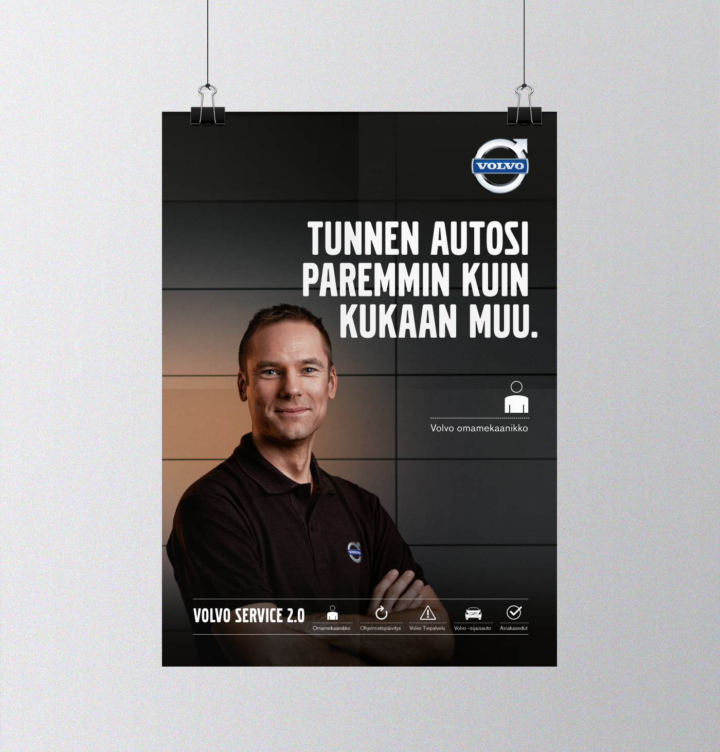 Volvo Volvo Car service marketing communications brand Cars print advertising pos