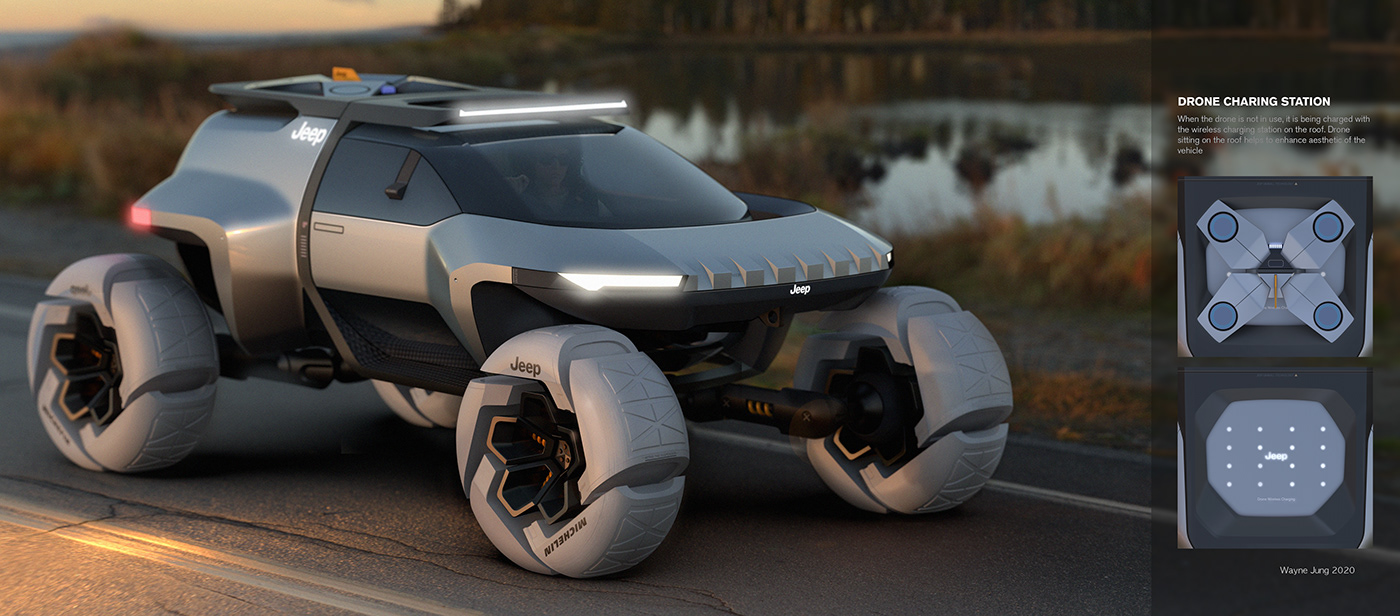 ACCD buggy car design car sketch concept car jeep off roading suv Wayne Jung Wyein Jung