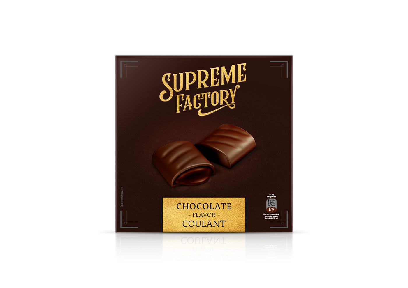 Packaging chocolate toffee brand 3D Render type CGI Pack