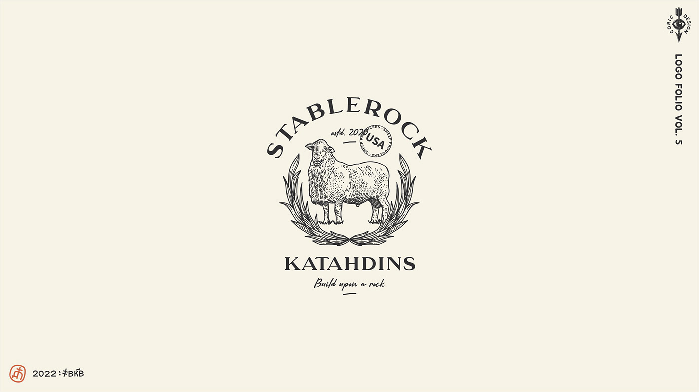 Stablerock Katahdins Logo Design