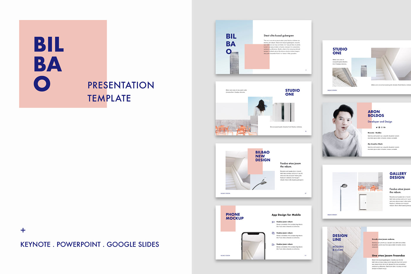bundle free template presentation Powerpoint Keynote google slide magazine brochure stock photos