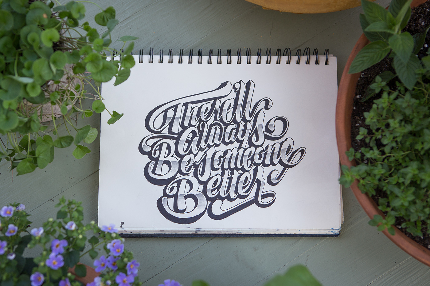 HAND LETTERING type sketch lettering design new orleans