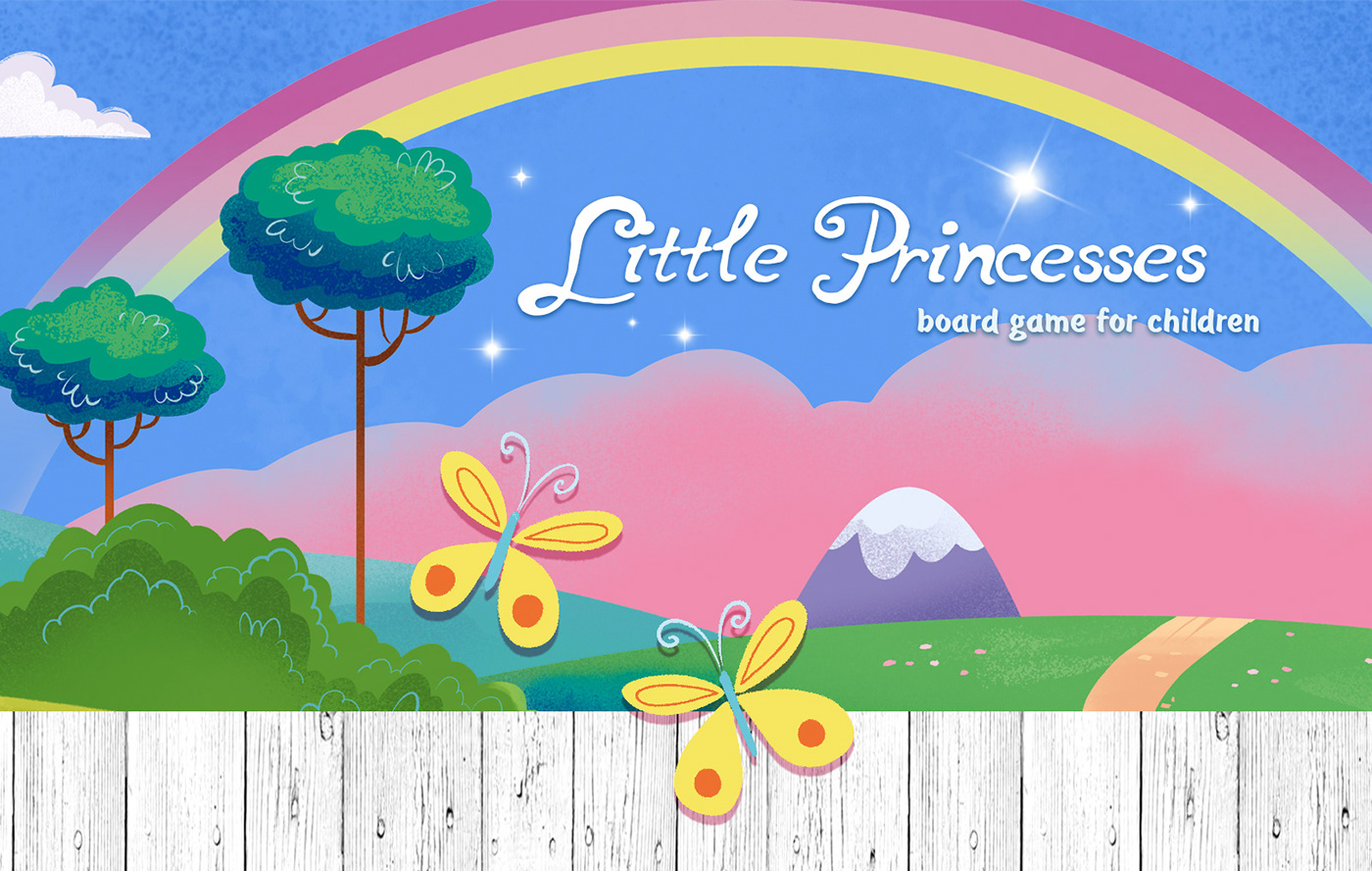 children's book children illustration board game cartoon digital illustration princesses