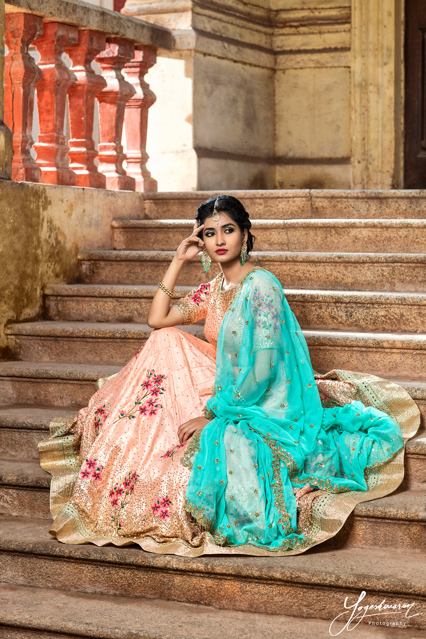 fashion photography magazine cover shoot indian Indian wear bride Bridal Wear colours designer wear retouching 