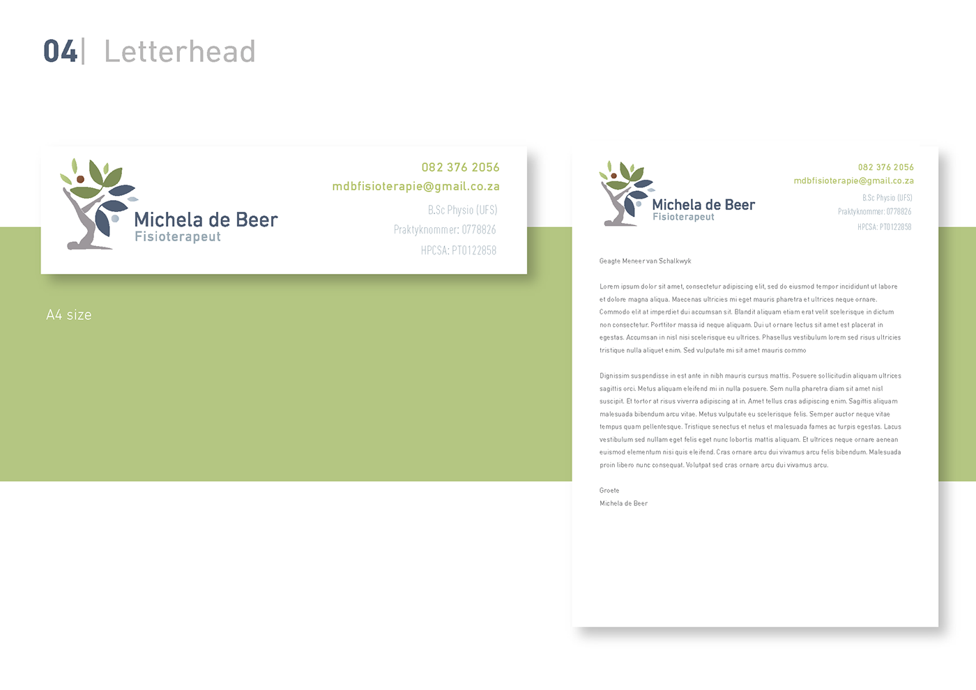 physiotheraphy Corporate Identity