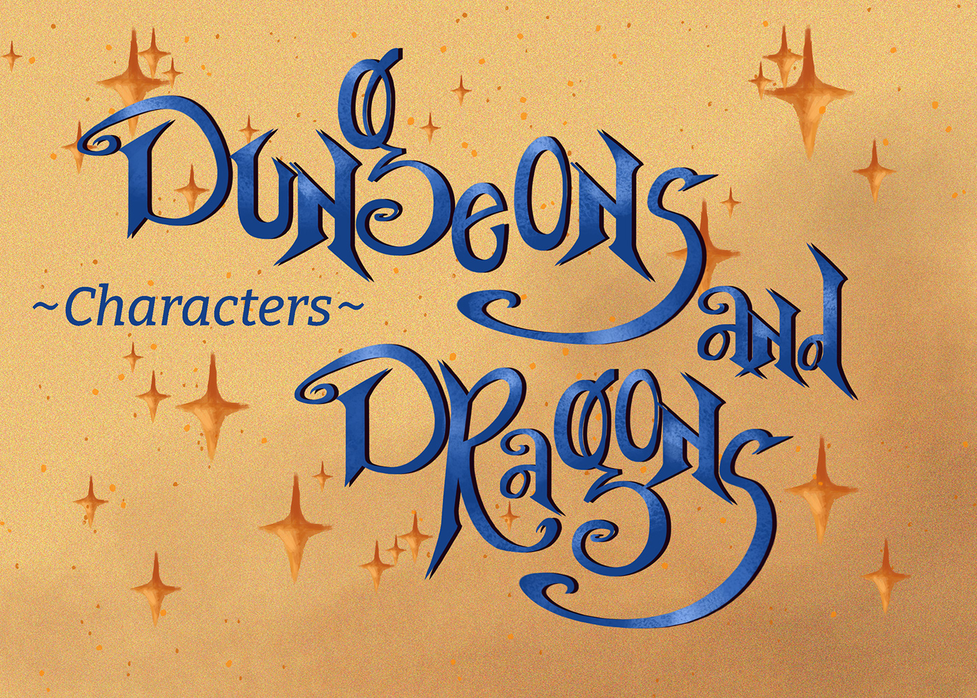 ILLUSTRATION  Digital Art  Character design  concept art digital illustration lettering Dungeons and Dragons fantasy art Character