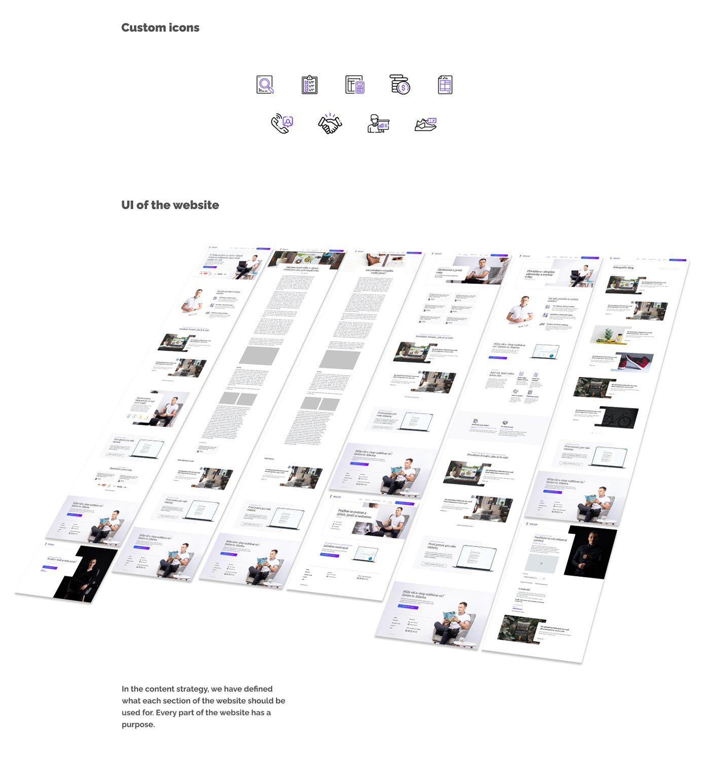 PPC specialist website UI user interface Webdesign WebDesign Challenge