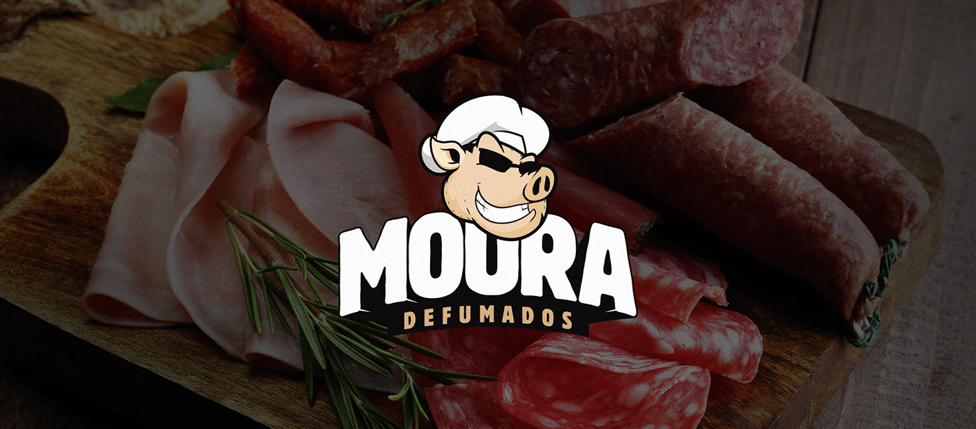 bacon carne defumada defumado logo londrina meat moura pig Smoked Smoked Meat