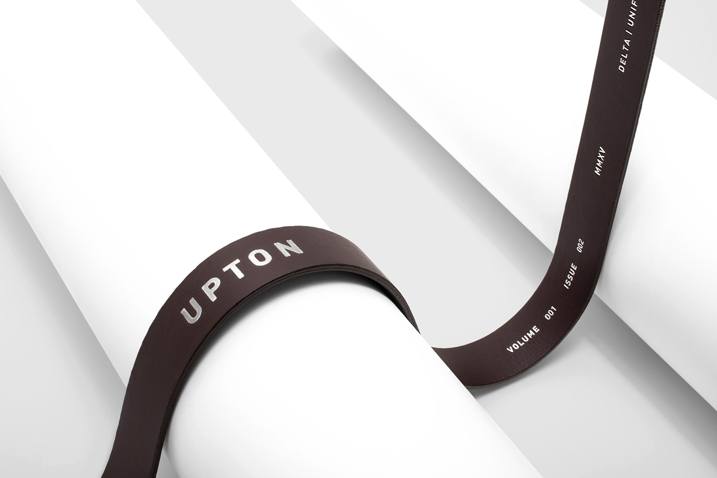 Upton Upton Belts Wedge and Lever leather luxury minimalist Case Study premium white on white belts minimal dripping paint skull sculpture men's fashion