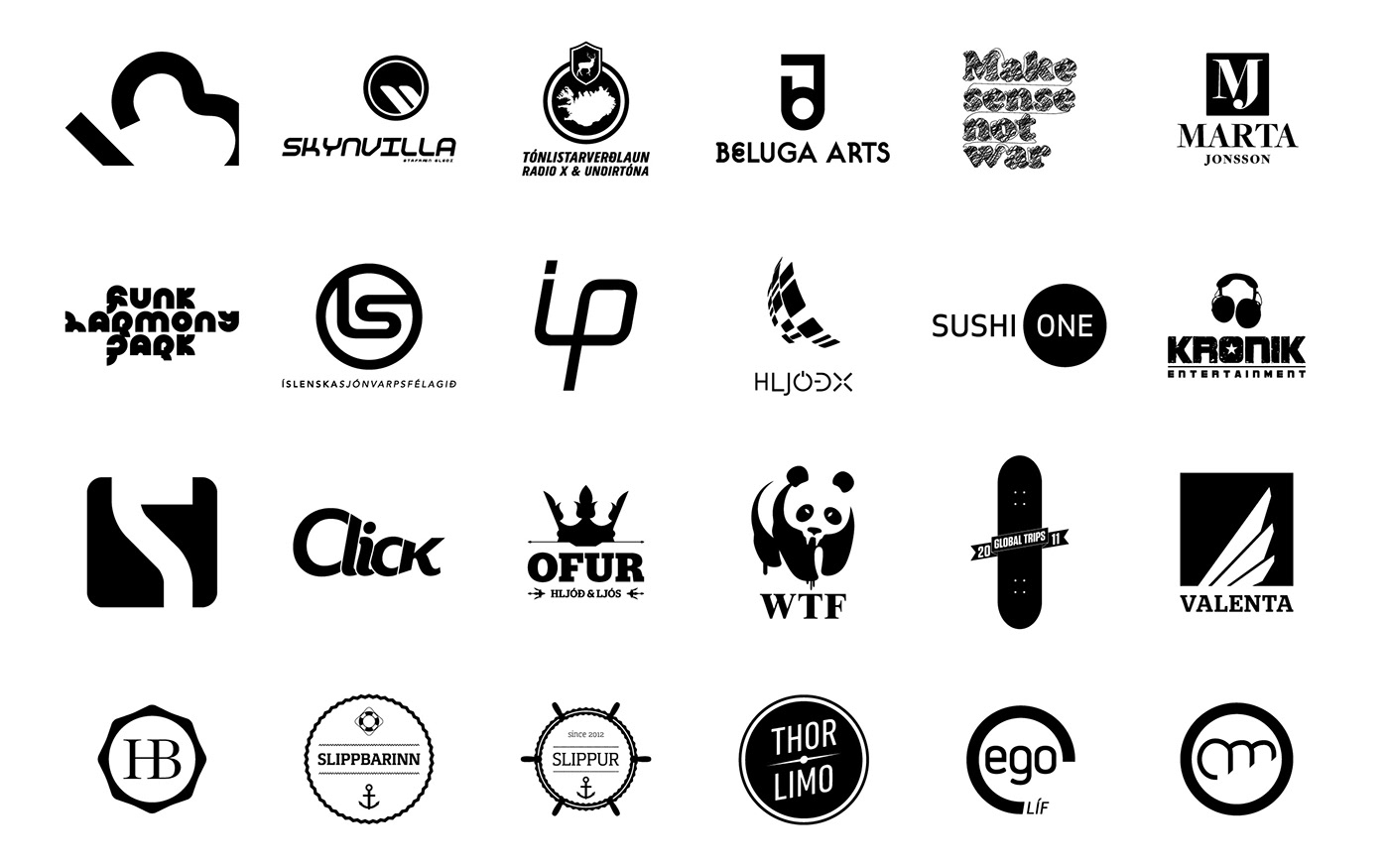 logos marks typography   branding  ID sigvicious Siggeir iceland