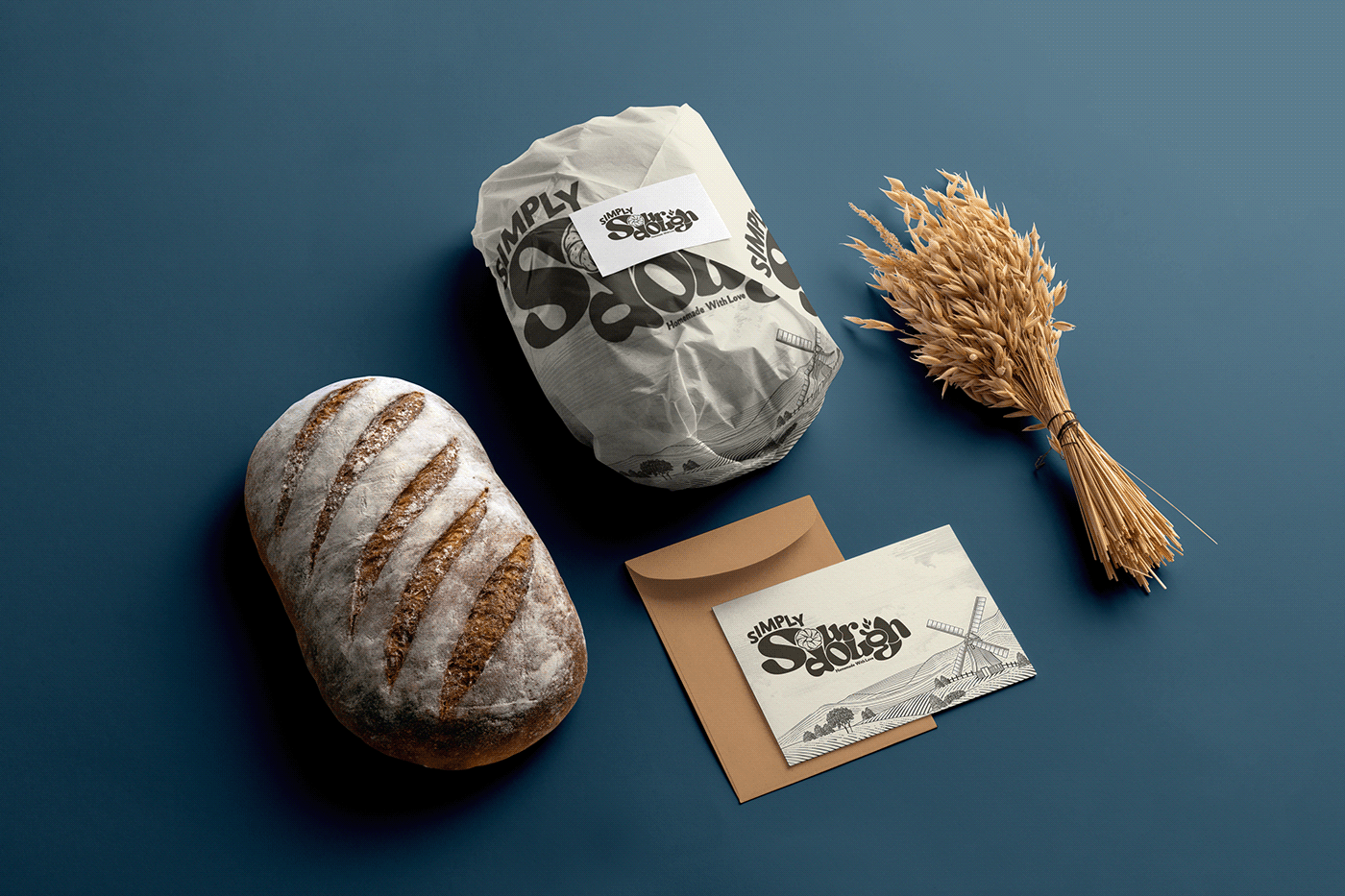 Advertising  bakery baking bread Food  logo Logo Design Packaging pastry typography  