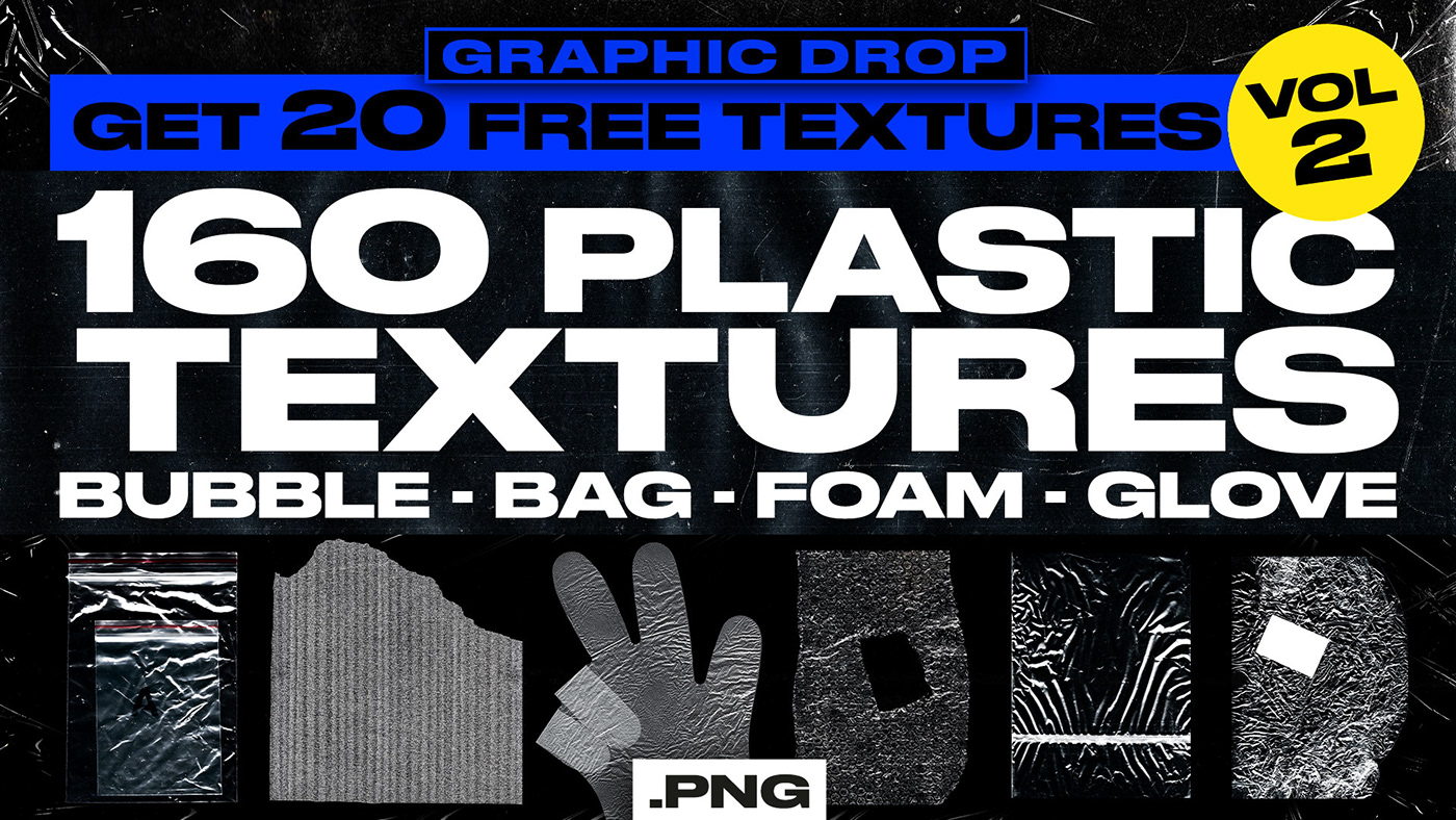 Get 20 Plastic Textures for free ! And 160 Plastic Textures to download in my shop.