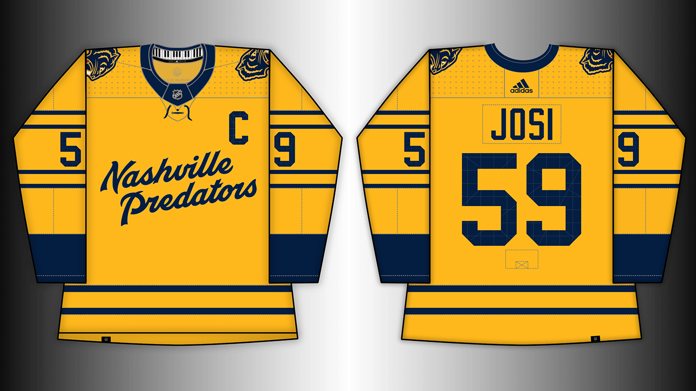 adidas hockey jersey nashville predators NHL Sports Uniform