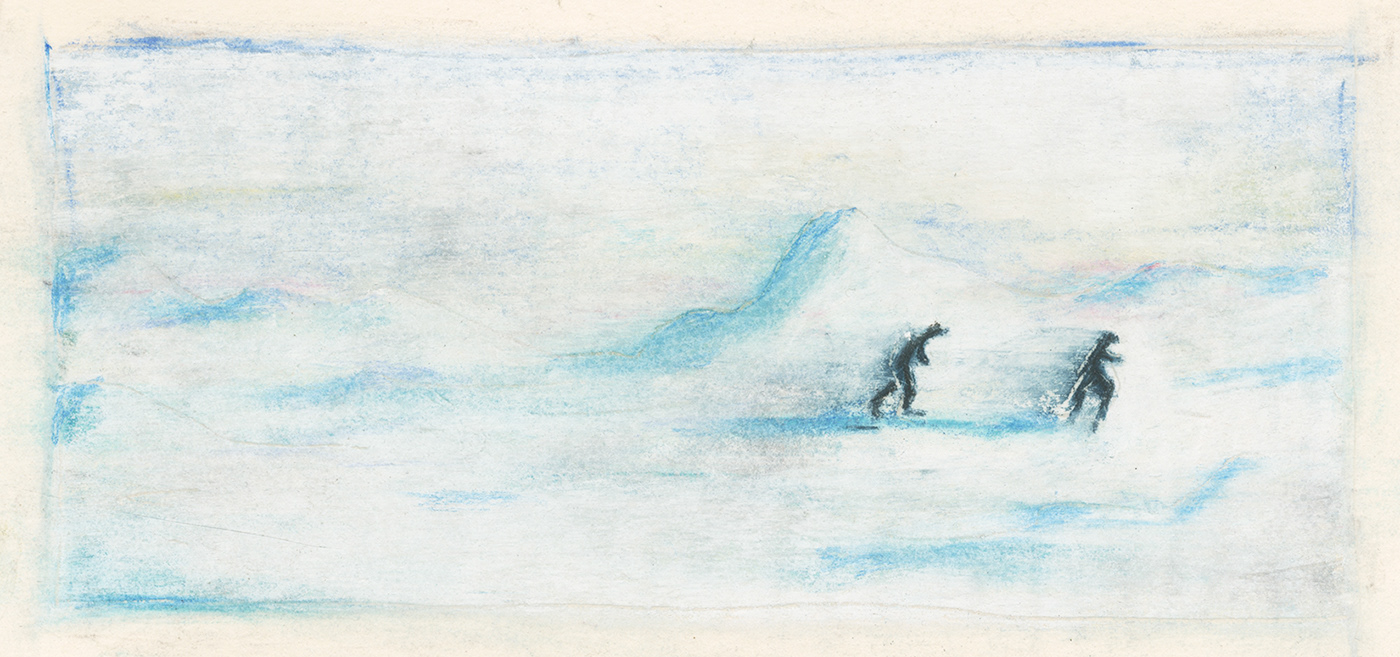 Arctic exploration historical NonFiction fiction pastel Drawing  john franklin short story Diary