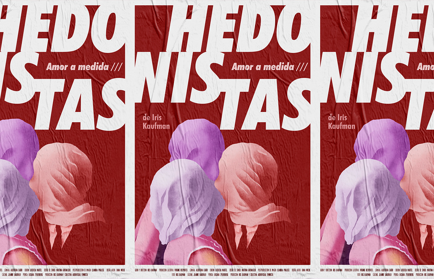 campaign Campaña grafica Hedonistas identidad poster series sistema gráfico