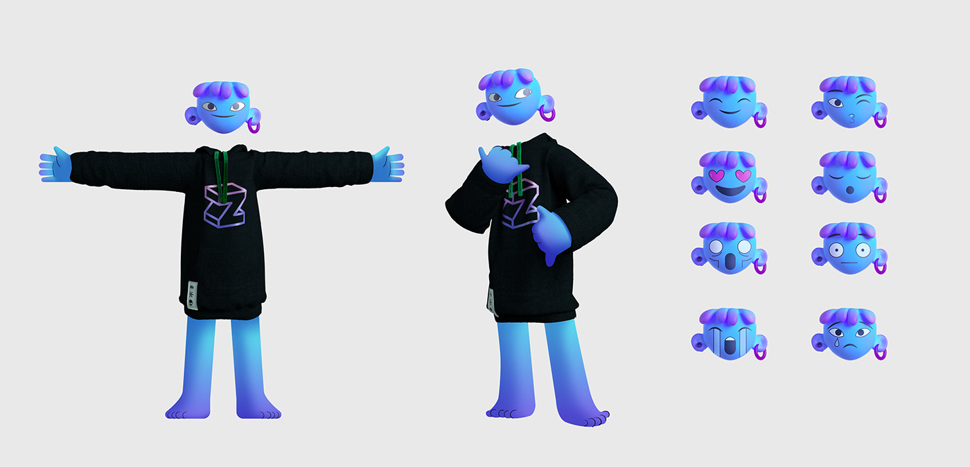 3D animation  cartoon Character design  cinema 4d Digital Art  motion graphics  Octane Render