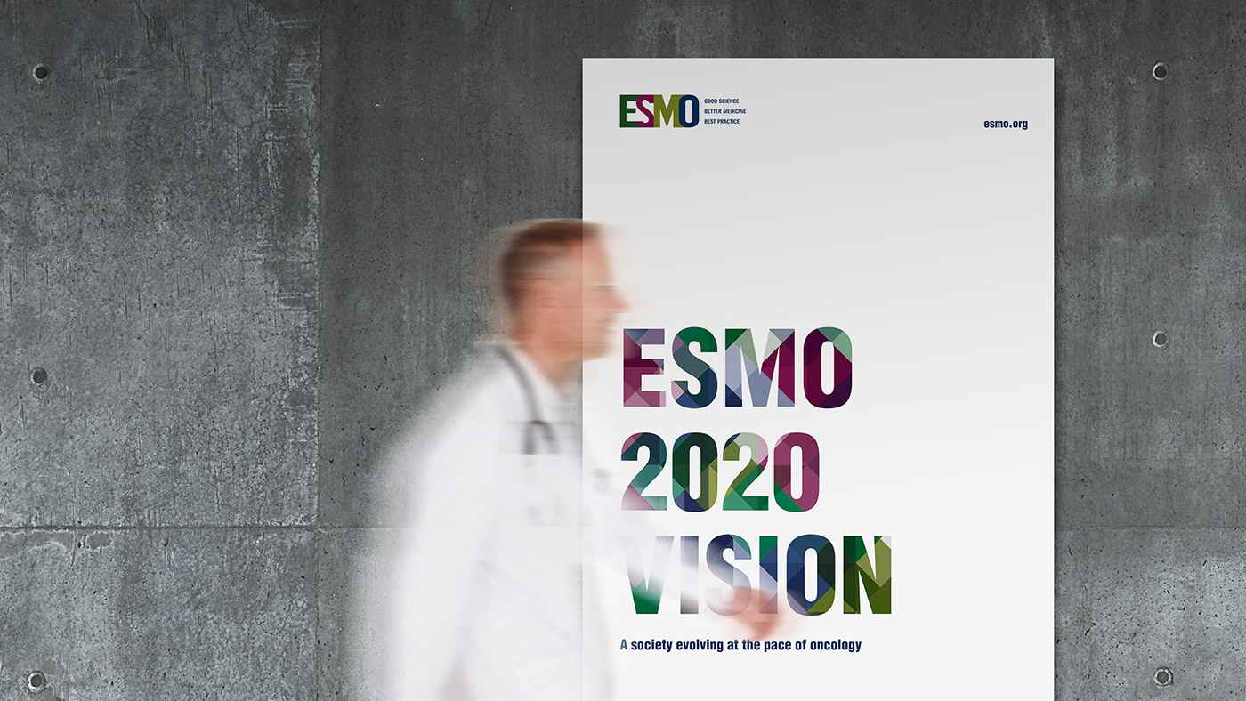 ESMO medical Business Processes Organization Identity Design Project Managemet Consulting concept congress dressing