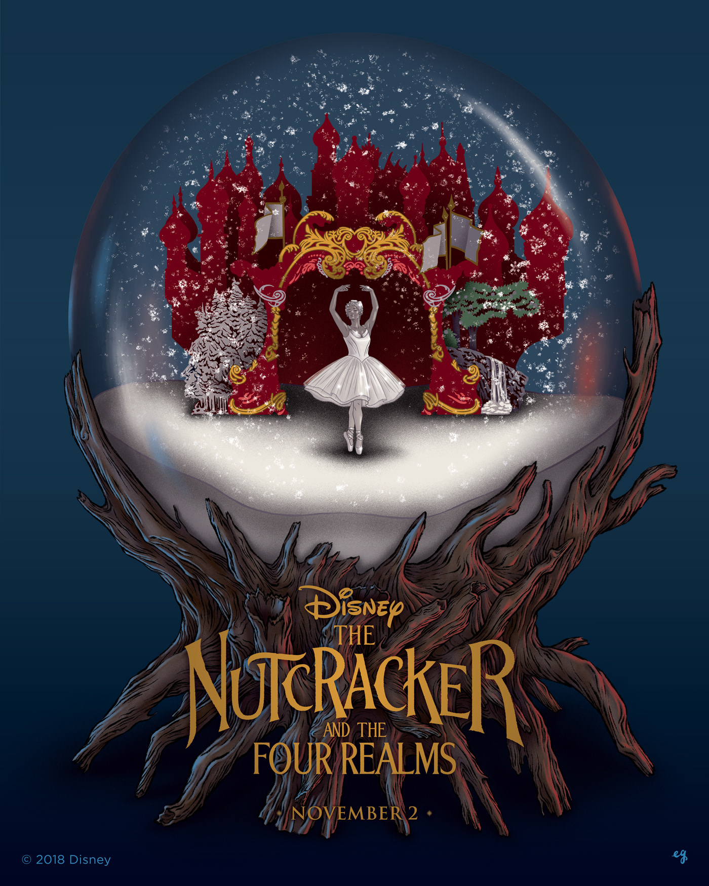 poster poster art film poster movie poster Nutcracker Holiday disney ballet fantasy art