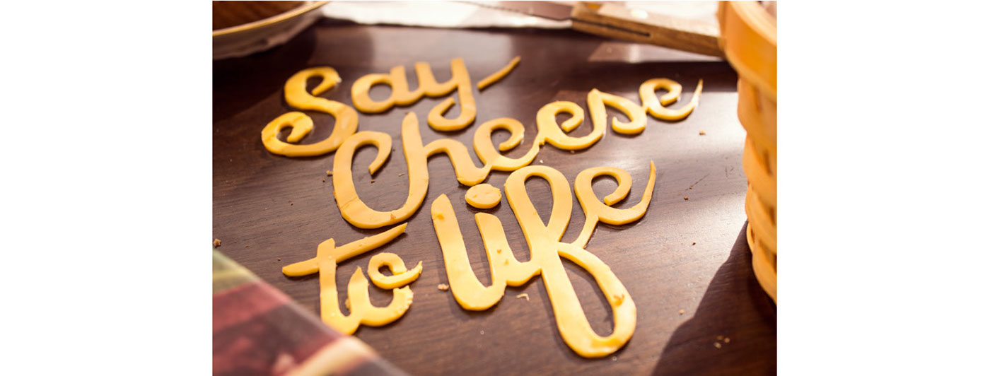 handmade type tipografia Cheese photo queso
