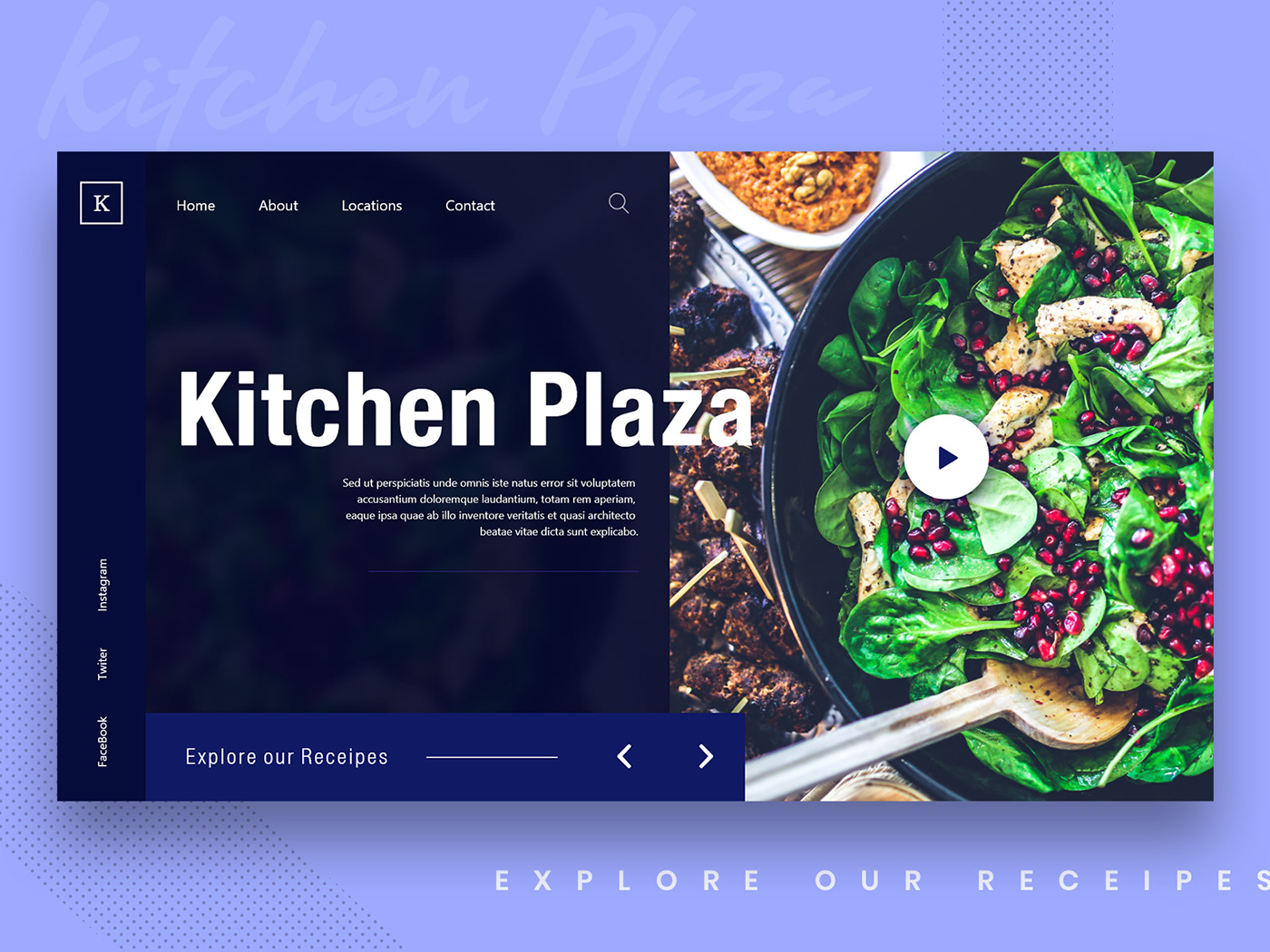 Create a Recipe Recipe website Restaurant Website website and app Website Design Web Design  recipe website design Food recipe