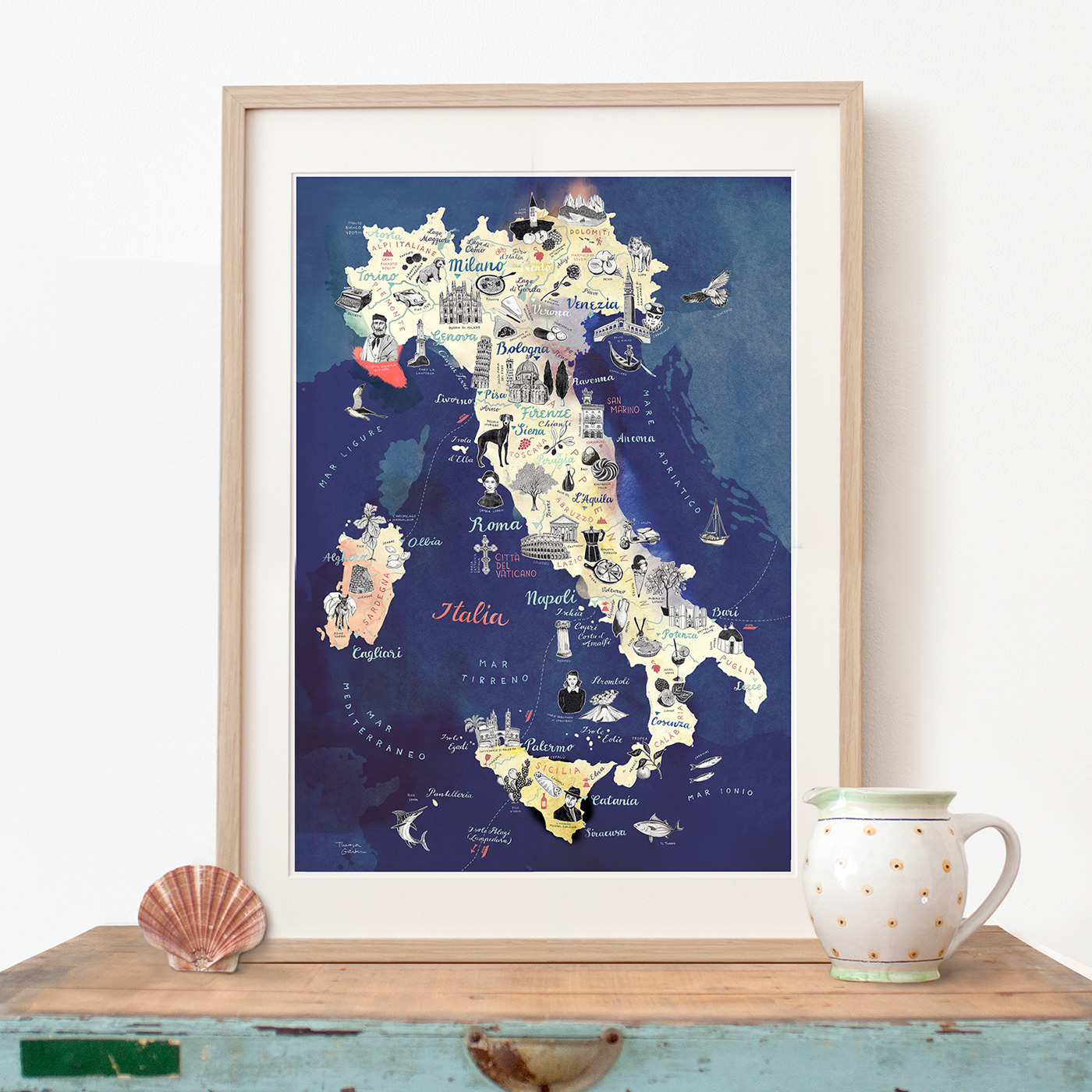 map ILLUSTRATION  Drawing  infographic Travel adventure Nature city Geography handpainted
