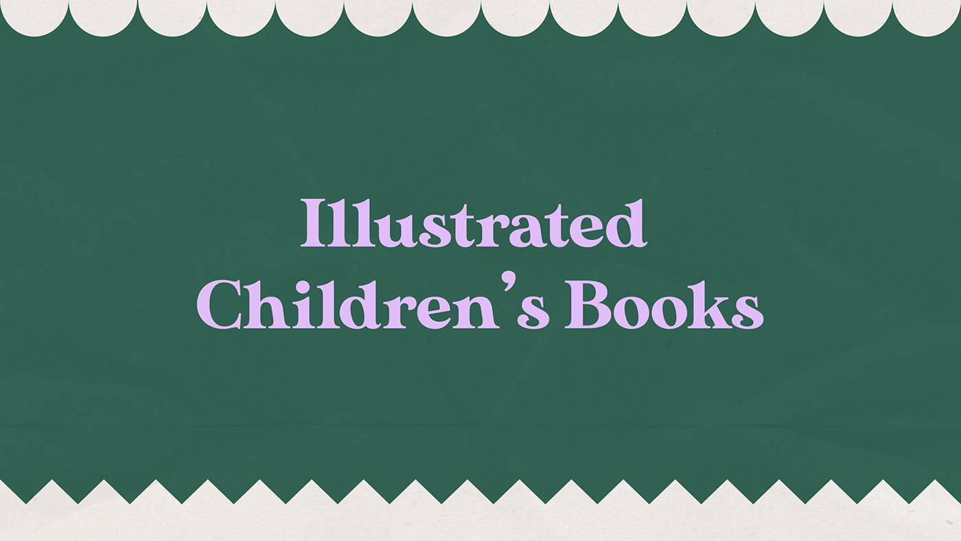 book children artwork cartoon concept portfolio Portfolio Design