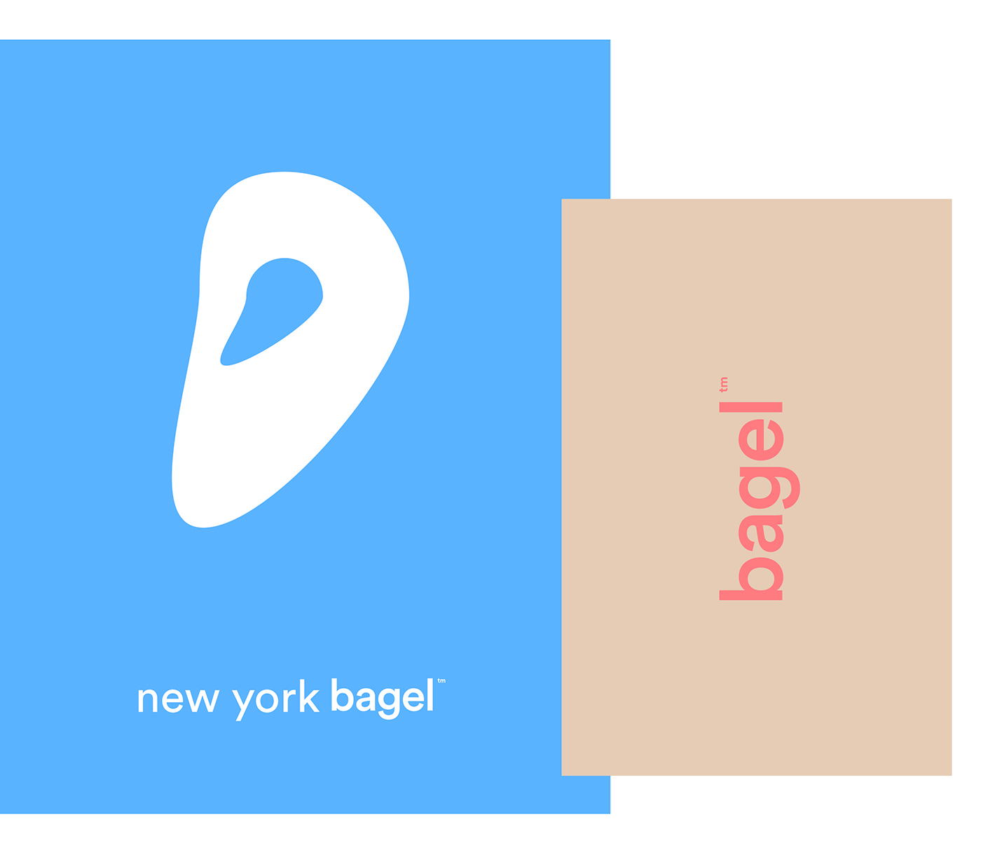 bagel bakery simplicity design Web app identity colours Food 