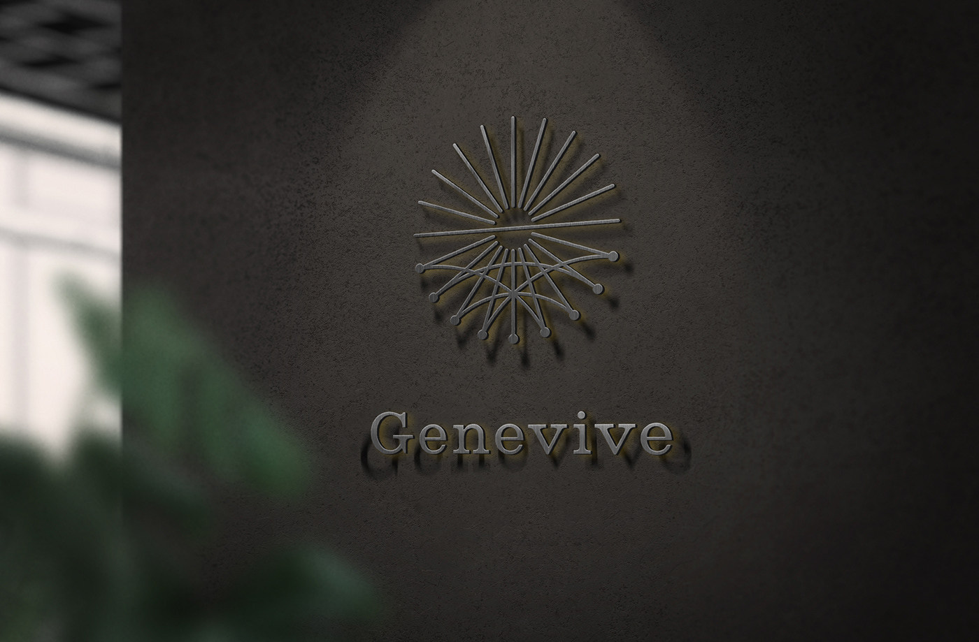 identity logo branding  Genevive brand identity visual identity Logo Design pattern art direction 