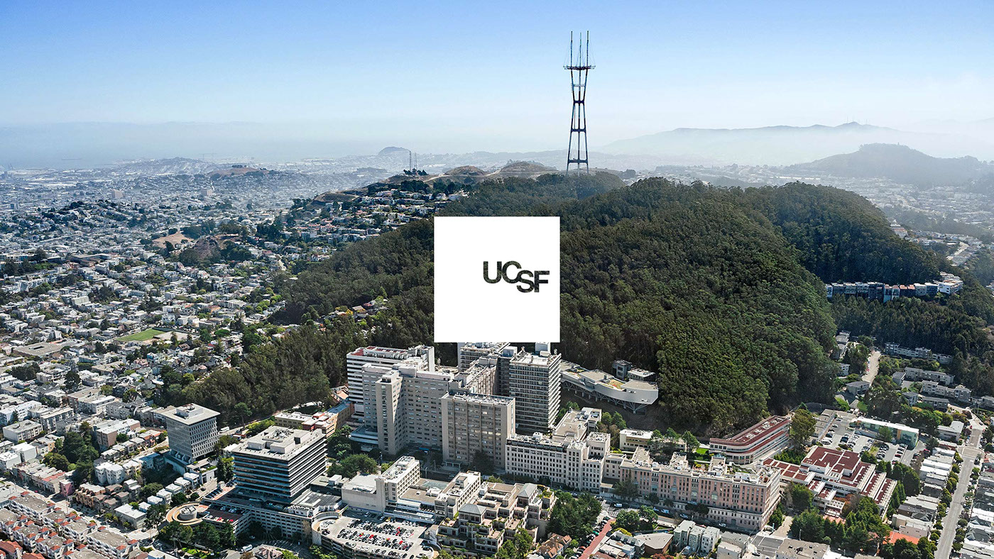 UCSF university of california san francisco University brand refresh Education medical Health hospital identity
