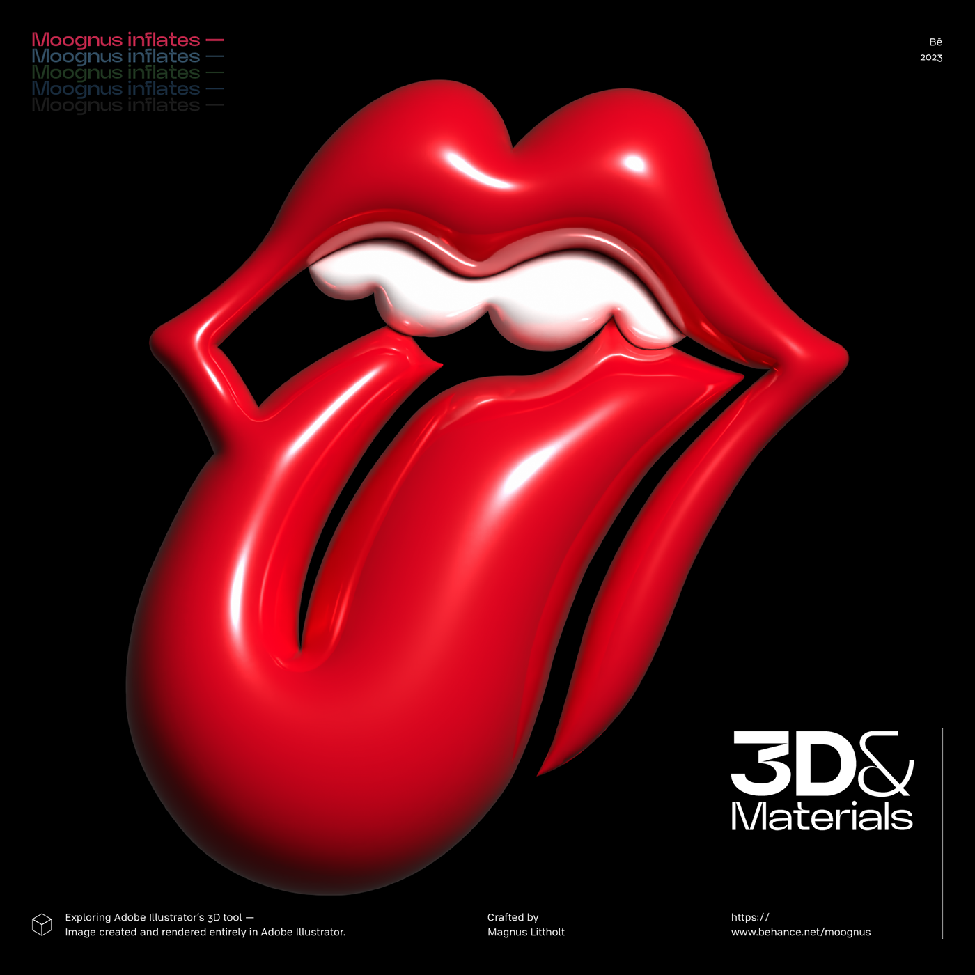 3D adobe illustrator design Render logo ILLUSTRATION  3d design 3D illustration 3d logo graphic design 