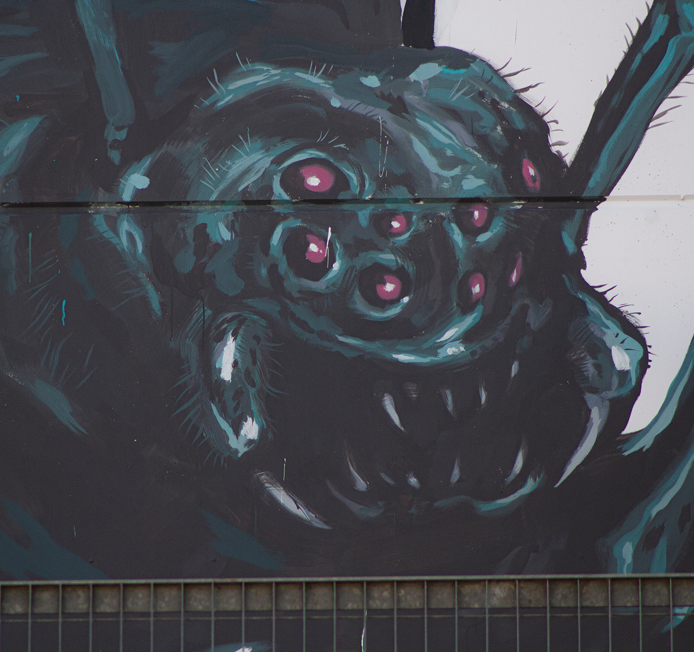 Cinema creatures dragon fantasy kingkong monsters Movies Nature urban art wall painting