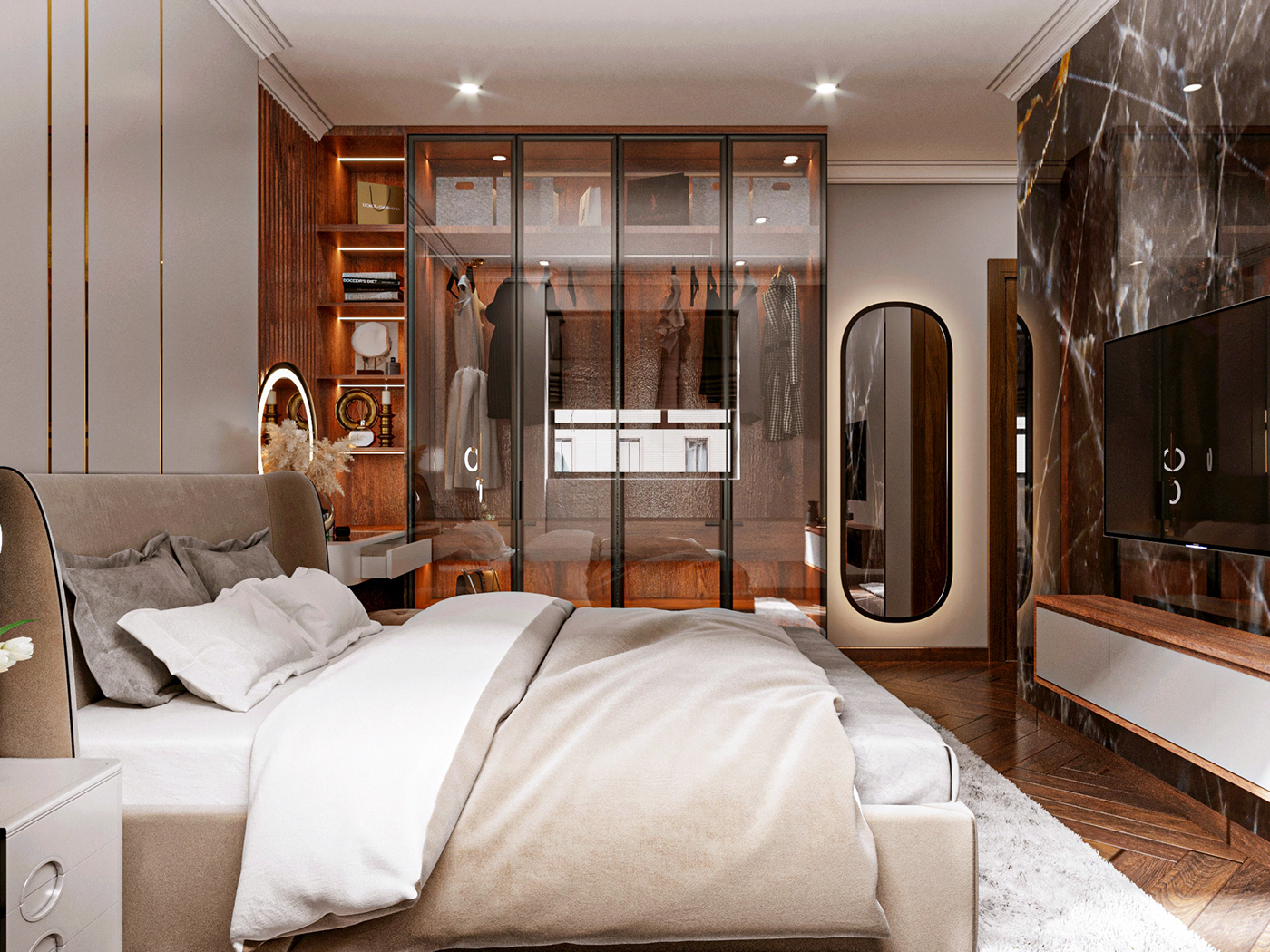 chung cư  nội thất interior design  thiet ke hiện đại phòng khách phòng ngủ Thiết kế nội thất thi cong noi that căn hộ