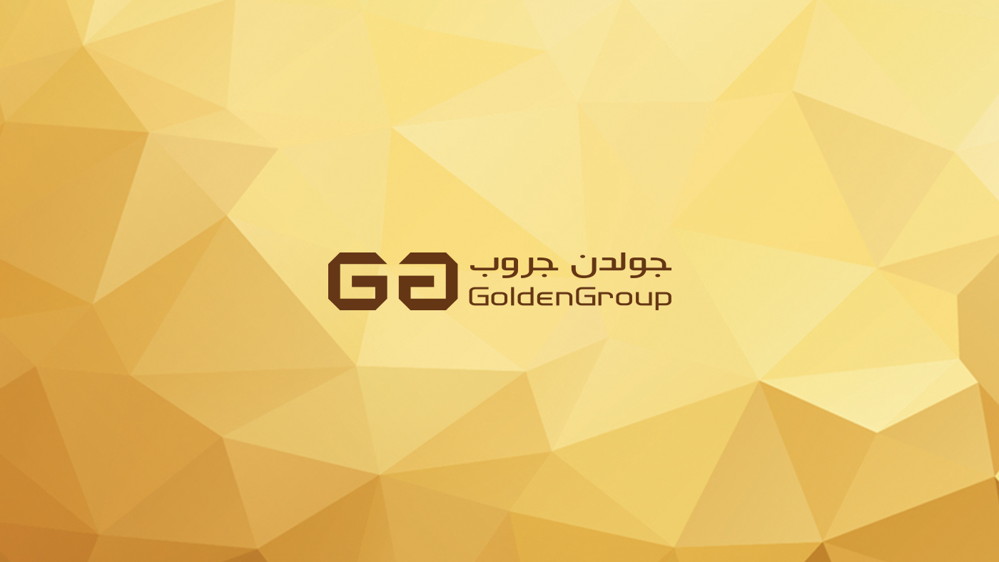 Golden Group egypt KSA Marbels solid logo identity company profile mock up Stationery corporate