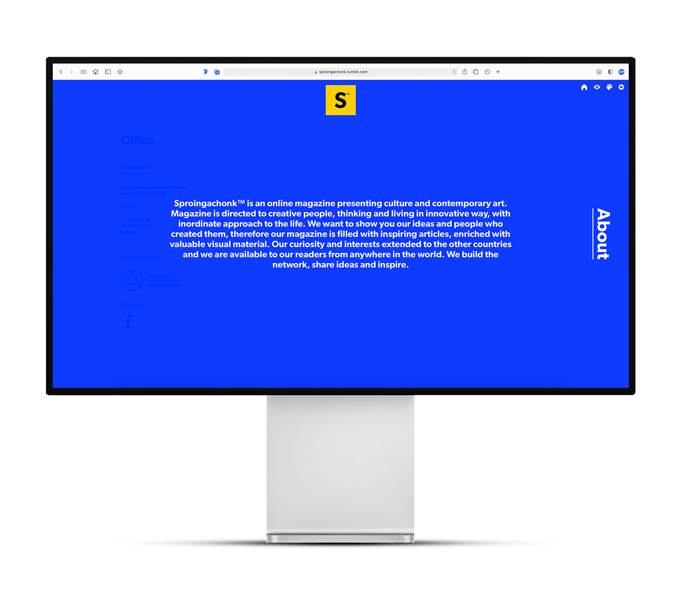 kosma ostrowski UX UI Web Design  Blog Website