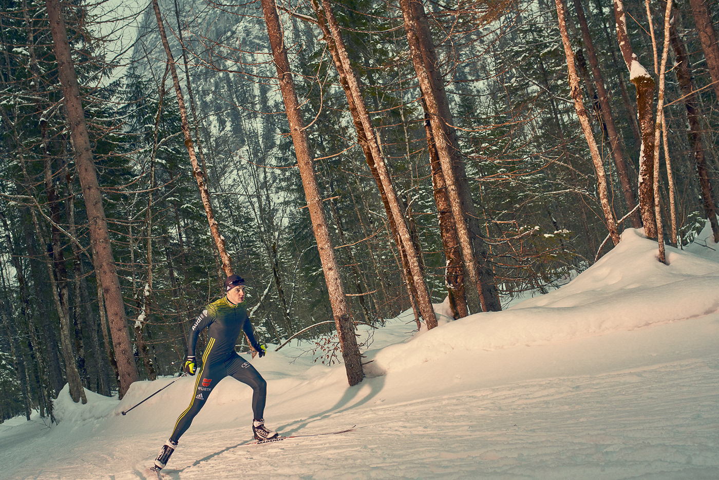sport fotografie winter Landscape action Ski langlauf