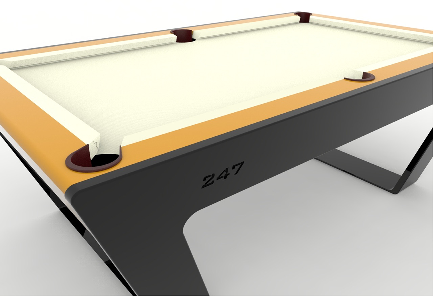 3dmodeling porsche design Pool Table Solidworks rendering