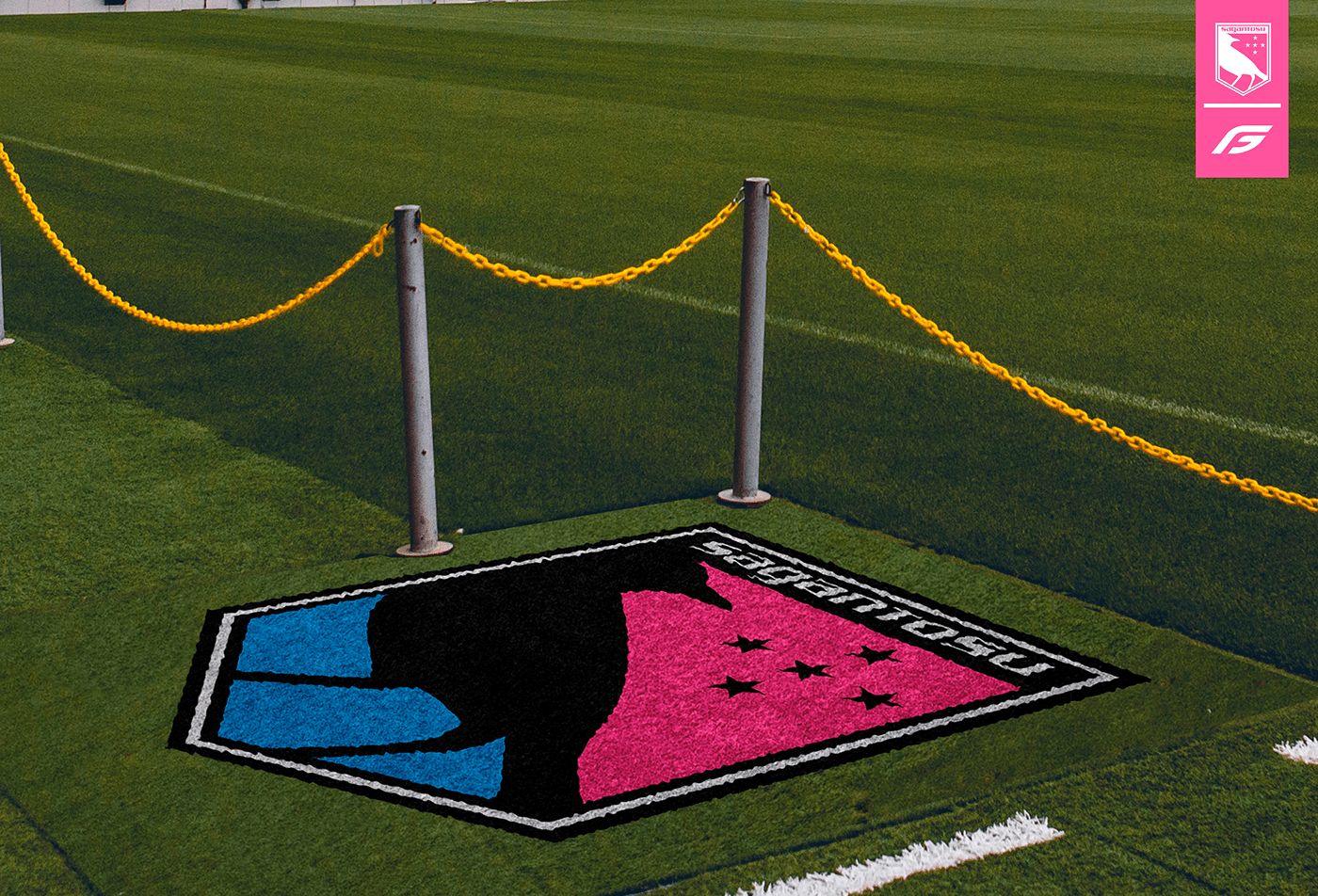 football concept logo rebranding brand identity Graphic Designer Adobe Photoshop jleague sagan tosu sagantosu