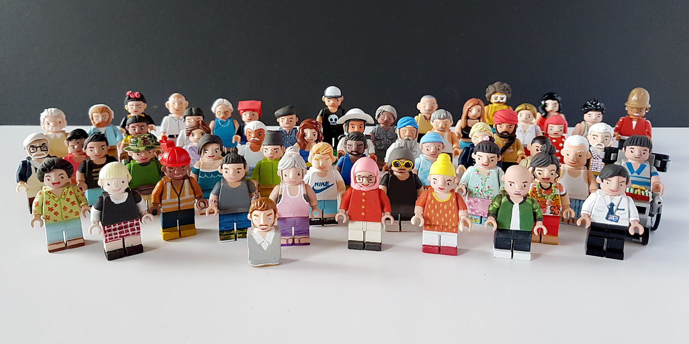 LEGO Character design  product design  Diversity arttoy inclusivity