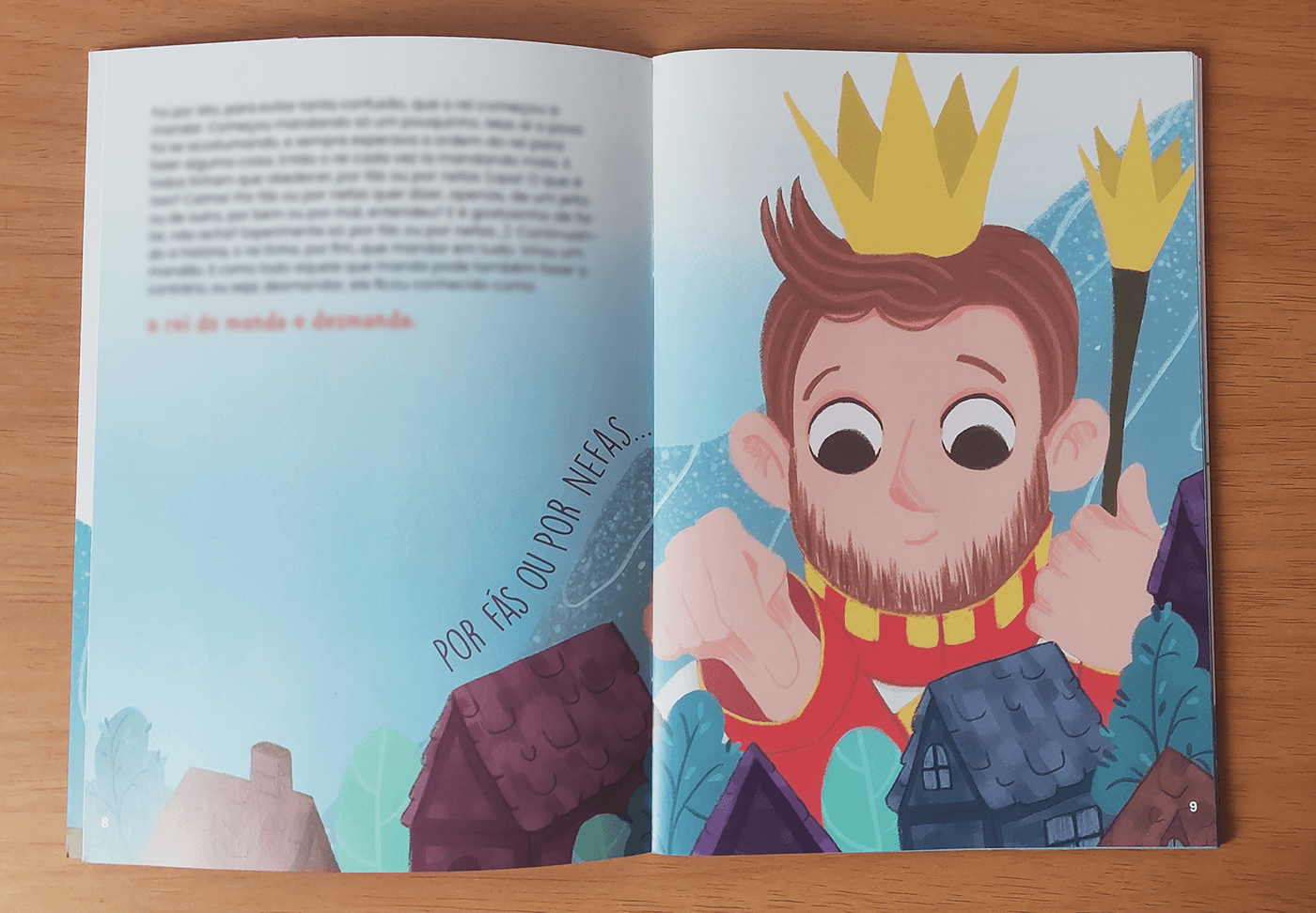 livro infantil children's book children illustration Picture book kidlit digital illustration kids king crown literatura infantil
