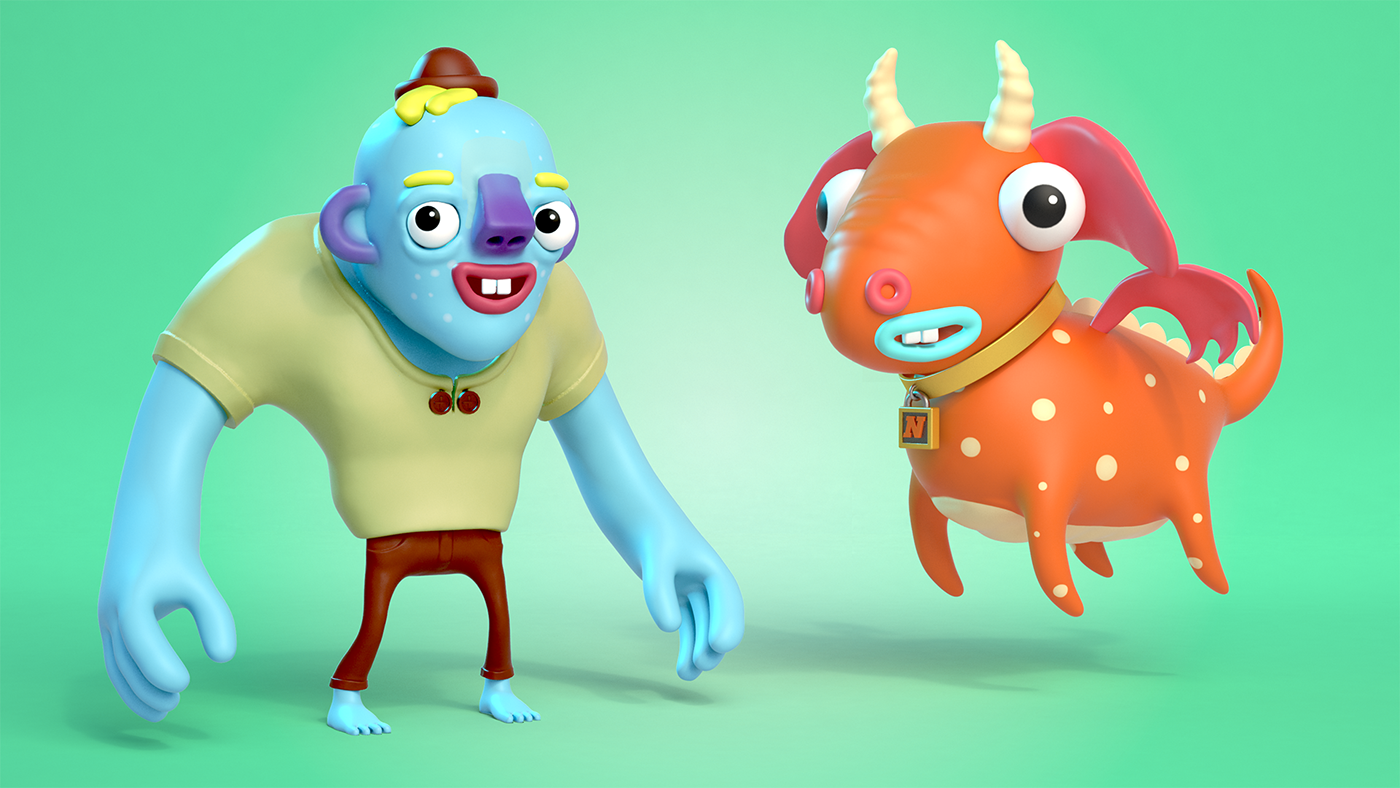 3D vray Maya Zbrush Entertainment dogs Cars fish monsters
