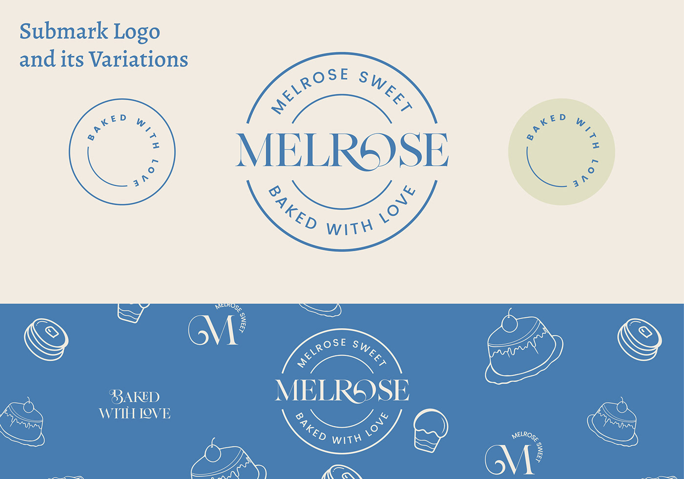 dessert desserts sweet Sweets cloud branding  sophisticated elegant Brand Design Case Study