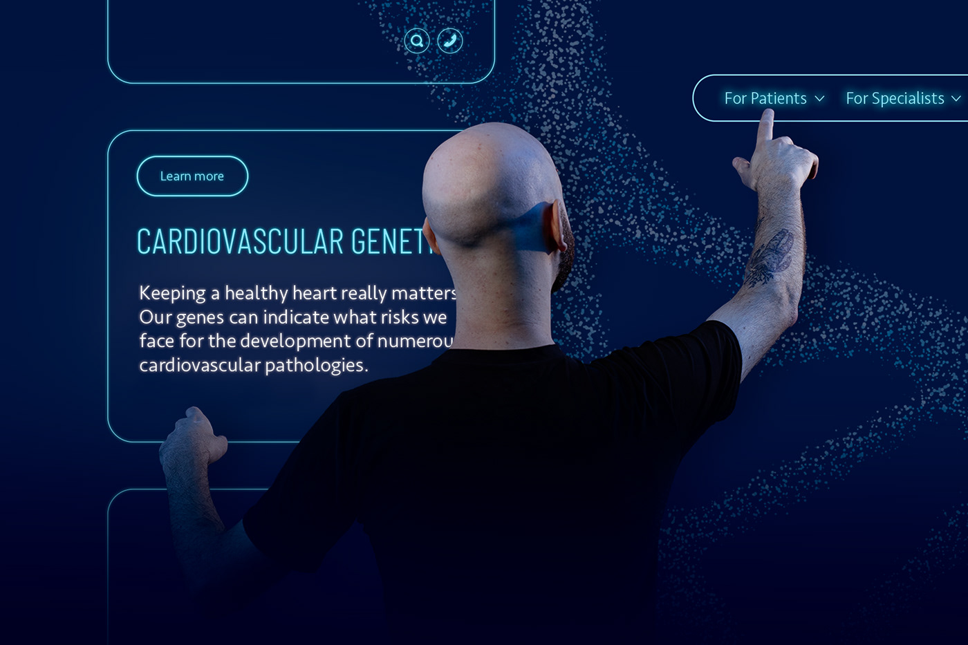 care genetics Health heart medical medicine ui design UI/UX user interface Website
