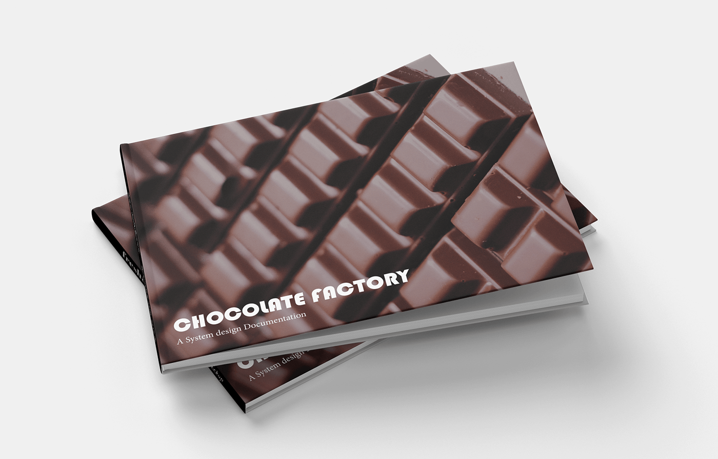 book design publishing   Case Study chocolate factory system design layouting typography   graphic design  Booklet factory