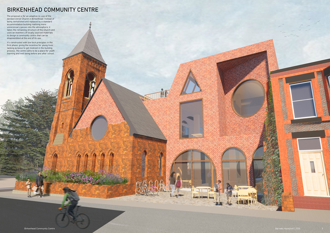 community regeneration Sustainability Wellness heritage architecture church Adaptive design people