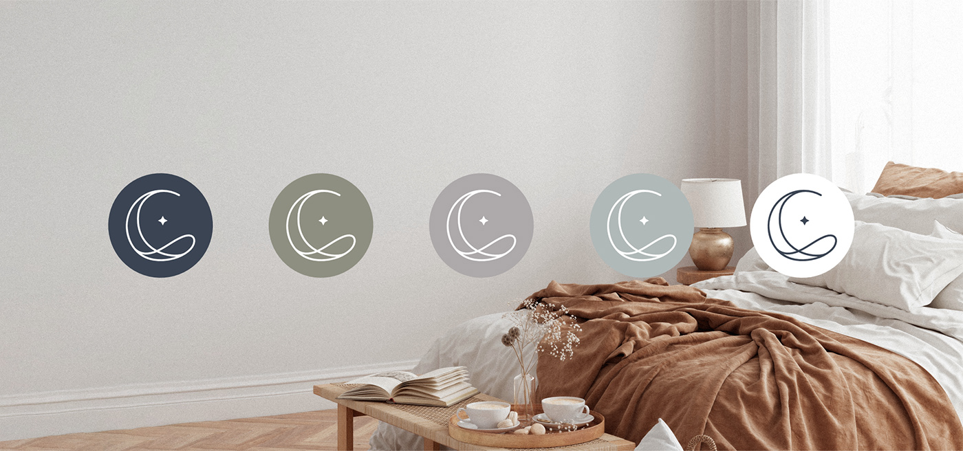 логотипы ЛОГОТИП НА ЗАКАЗ текстиль полиграфия айдентика брендбук товары для сна нейминг разработка логотипа brend