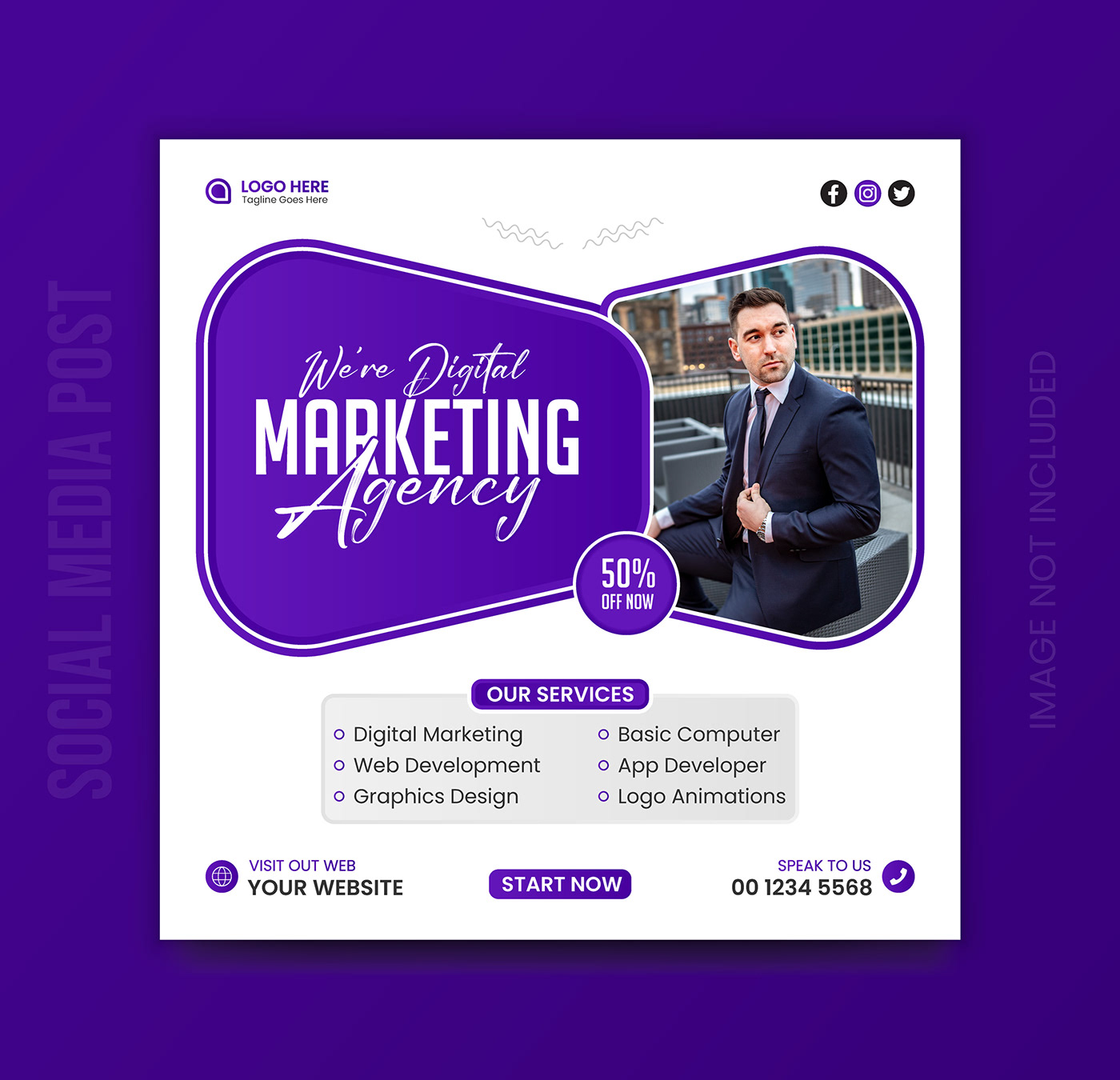 digital marketing agency Social media post Graphic Designer marketing   Advertising  post design ads Instagram Post social media square flyer