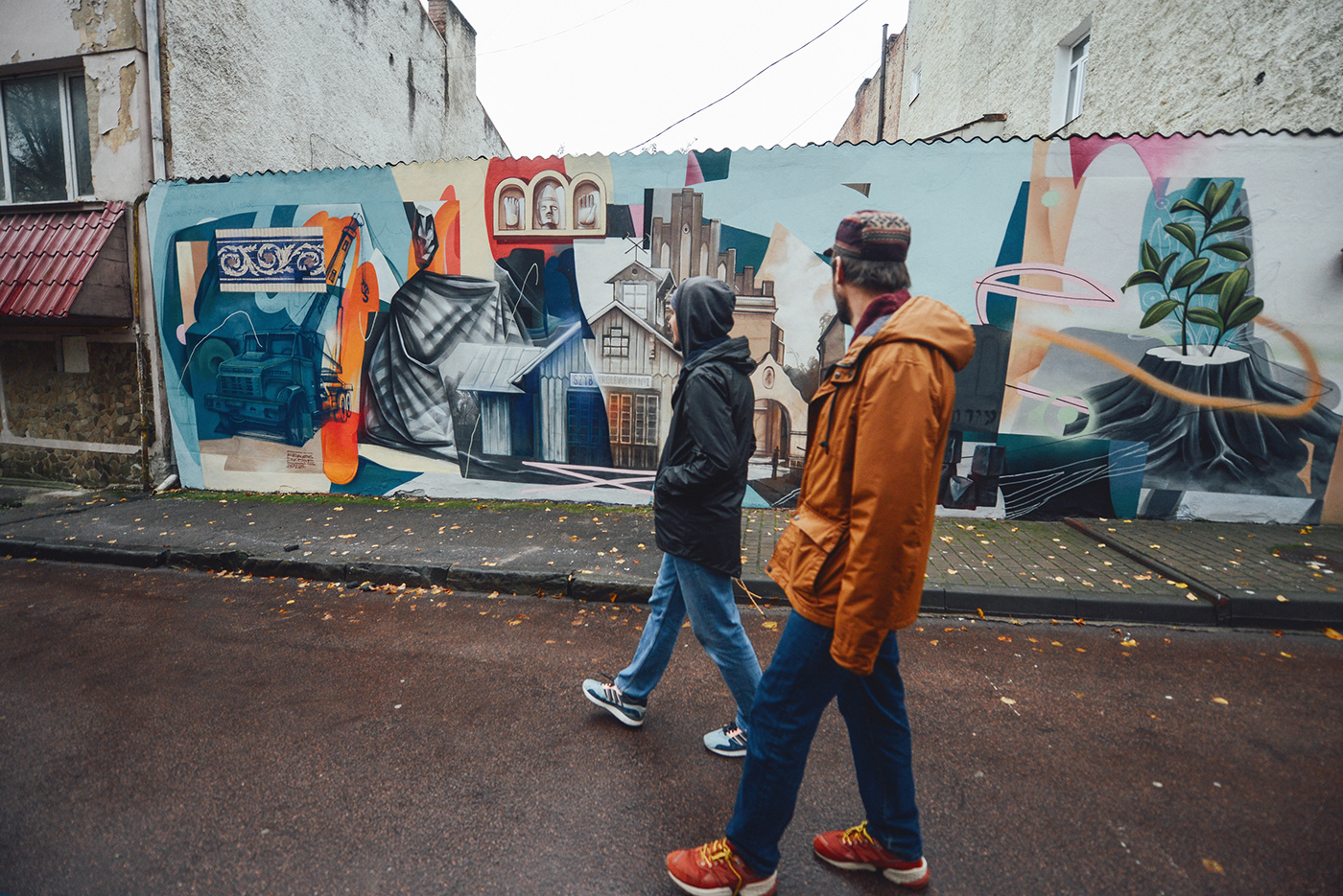 artist dilkone drohobych FEROS kickit Mural pablicart postgraffiti urban art wall