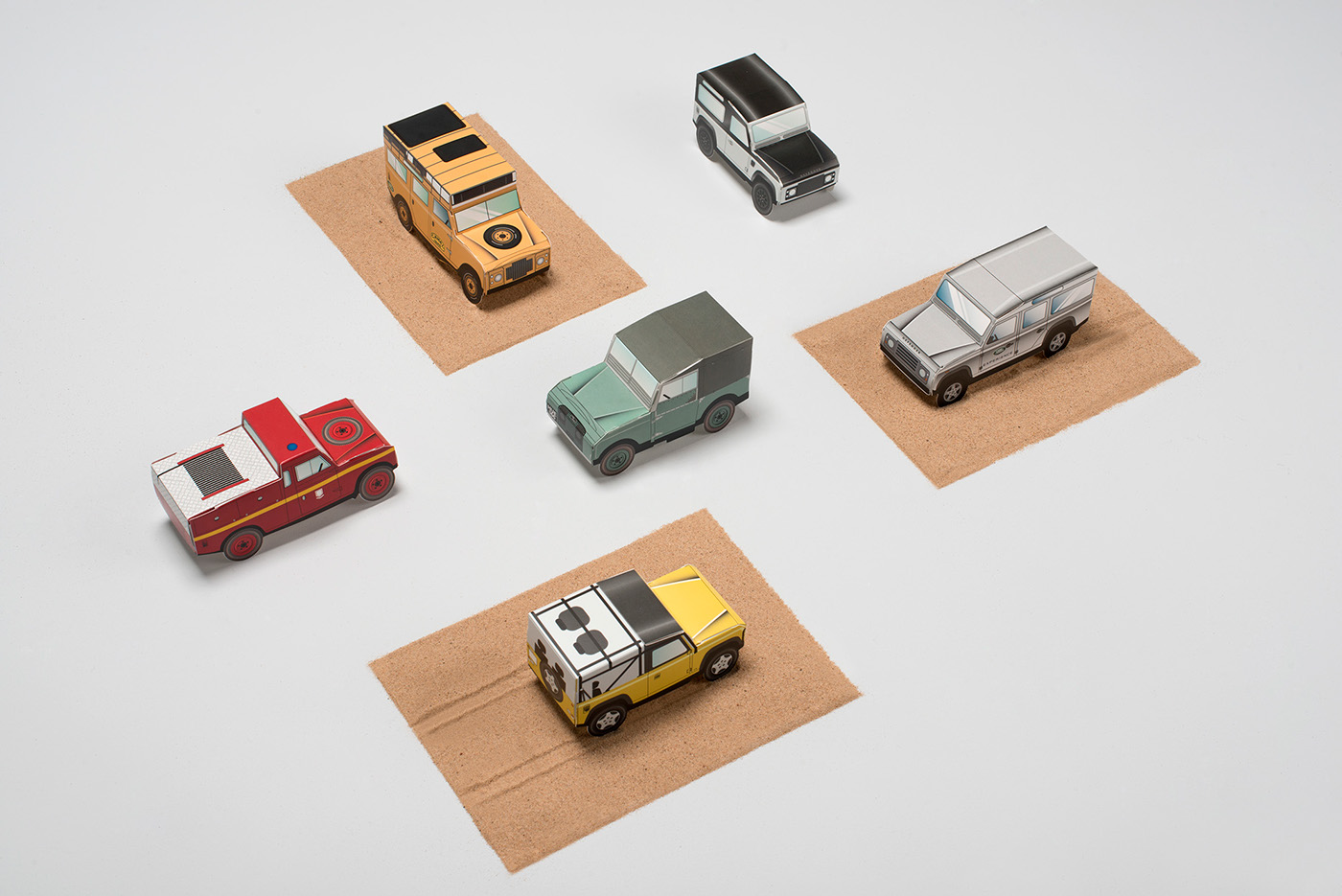 Land Rover book print pop up automotive car map Pack